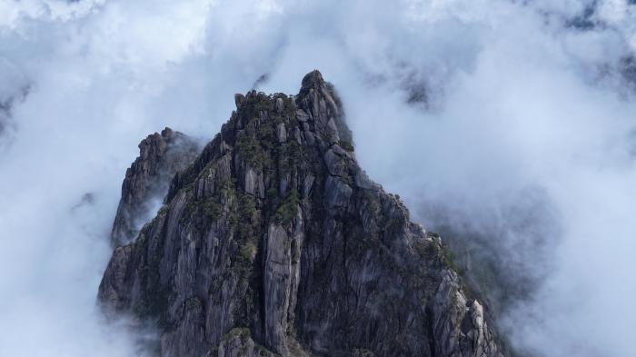 黄山三大主峰之一天都峰“轮休”5年半后开放