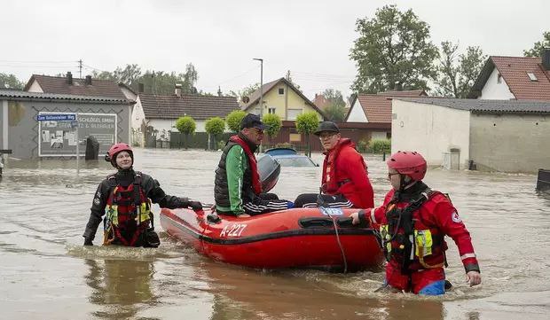 德国百年不遇暴雨再临死亡人数升至6人