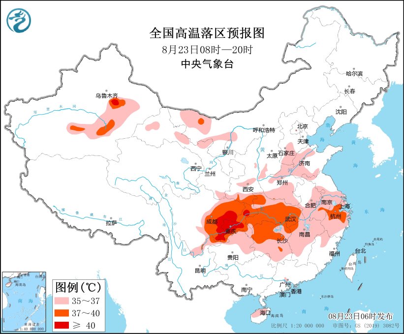 高温黄色预警！四川、重庆等地局地可达40℃以上